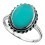 Bague turquoise en argent 925