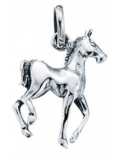 Collier cheval en argent 925/1000