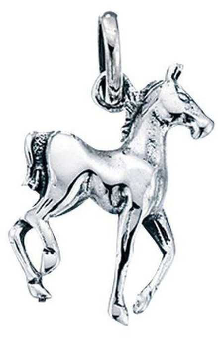 Collier cheval en argent 925/1000