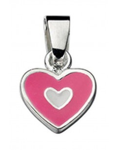 Collier coeur en argent 925/1000