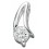 collier zirconium en argent 925/1000