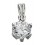 Collier zirconium en argent 925/1000