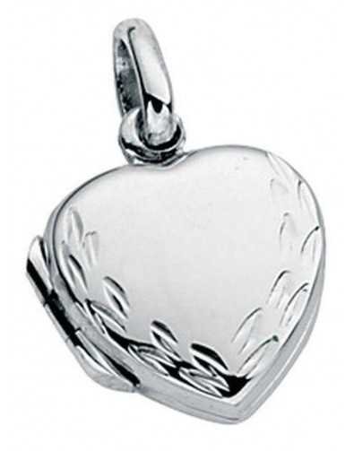 Collier photo cœur en argent 925