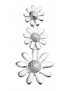 Collier fleur en argent 925/1000