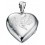 Collier pendentif photo coeur en argent 925/1000