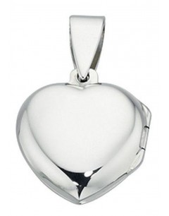 Collier pendentif photo coeur en argent 925/1000