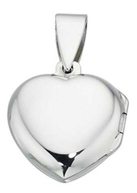 Collier pendentif photo coeur en argent 925/1000