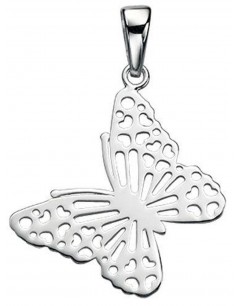 Collier papillon en argent 925/1000