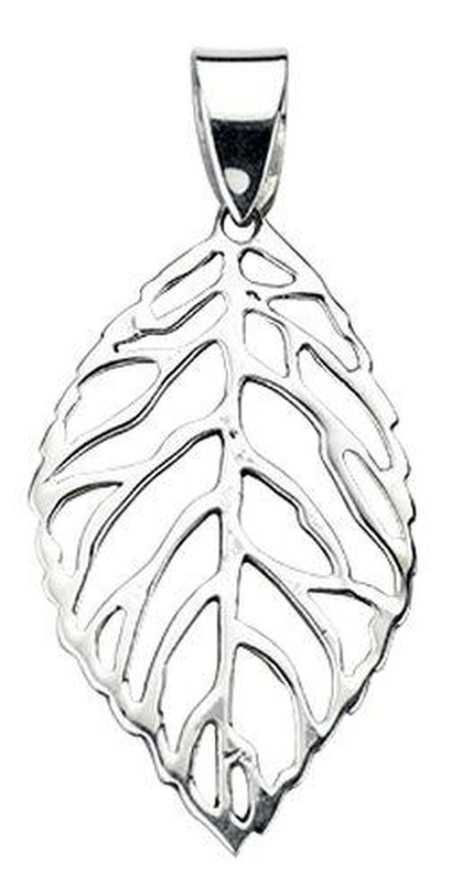 Collier feuille en argent 925/1000