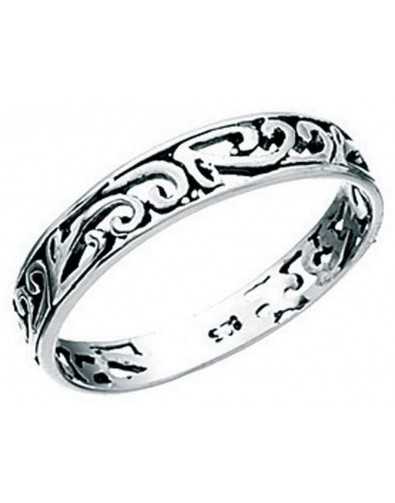 Bague anneau celte en argent 925