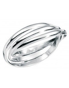 Bague 3 anneaux en argent 925/1000