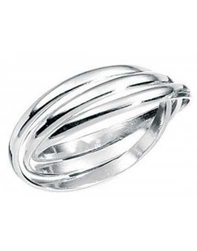 Bague 3 anneaux en argent 925