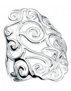 Bague jolie motifs en argent 925/1000