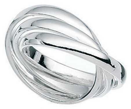 Bague 3 anneaux en argent 925/1000