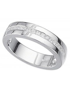 Bague zirconium en argent 925