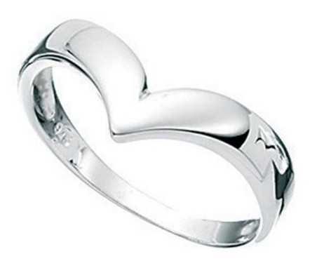 Bague classe en argent 925/1000