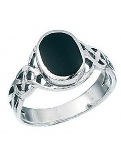 Bague onyx en argent 925/1000