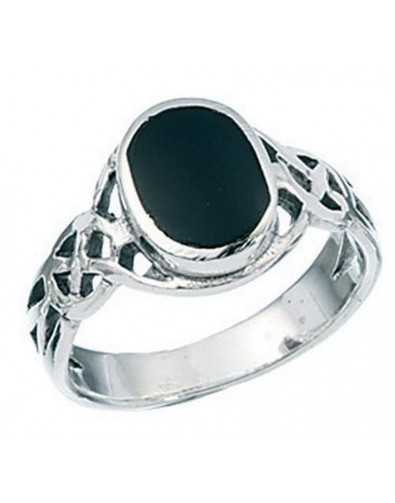 Bague onyx en argent 925