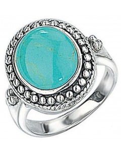 Bague turquoise en argent 925/1000