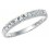 Bague chic zirconium en argent 925