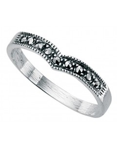 Bague original marcassite en argent 925/1000