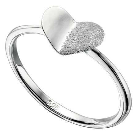 Bague coeur en argent 925/1000