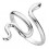 Bague serpent en argent 925