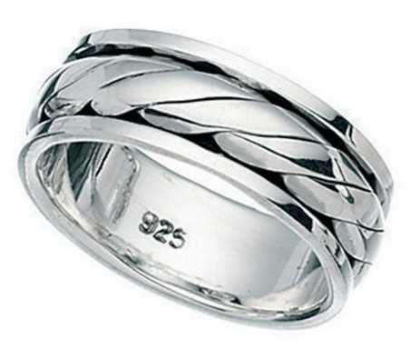 Bague original en argent 925/1000