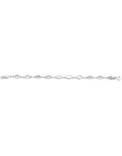 Bracelet nacre en argent 925