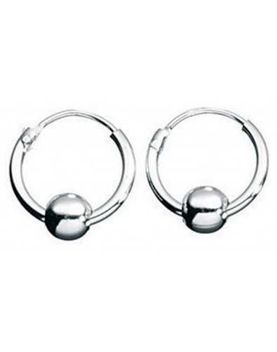 Boucle d'oreille originale en argent 925