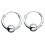 Boucle d'oreille originale en argent 925