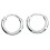 Boucle d'oreille originale en argent 925