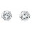 Boucle d'oreille zirconium en argent 925