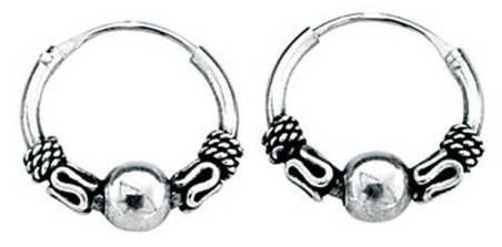 Boucle d'oreille original en argent 925