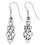 Boucle d'oreille celte original en argent 925