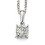 Collier diamant en Or blanc 375