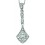 Collier diamant en Or blanc 375