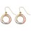 Boucle d'oreille Original en Or blanc et Or 375