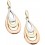 Boucle d'oreille Original en Or blanc et Or rose, Or 375