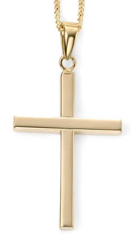 Collier croix en Or 375