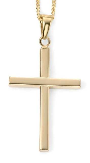 Collier croix en Or 375