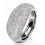 Bague coupe diamant argent 925