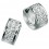 Boucle d'oreille zirconium en argent 925