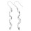 Boucle d'oreille tendance en argent 925