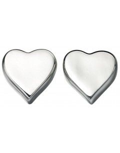 Boucle d'oreille coeur en argent 925/1000