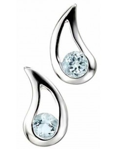 Boucle d'oreille zirconium en argent 925