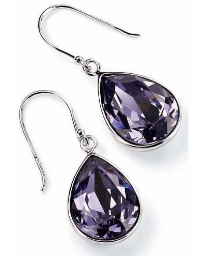 Boucle d'oreille cristal de Swarovski® en argent 925