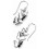 Boucle d'oreille papillons en argent 925