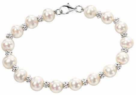 Bracelet chic perle d'eau douce en argent 925