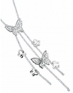 Collier papillons en argent 925/1000